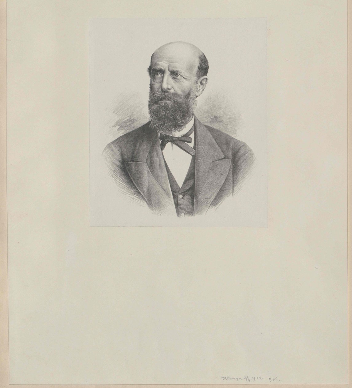 Max Buedinger (druk) autorstwa Artist Unknown