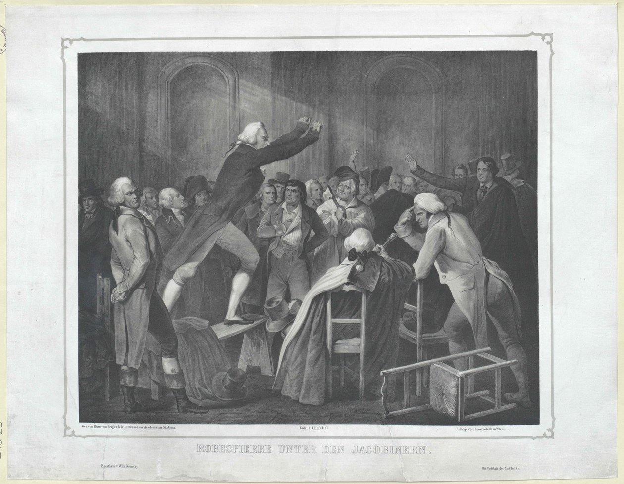Maximilien de Robespierre autorstwa Artist Unknown