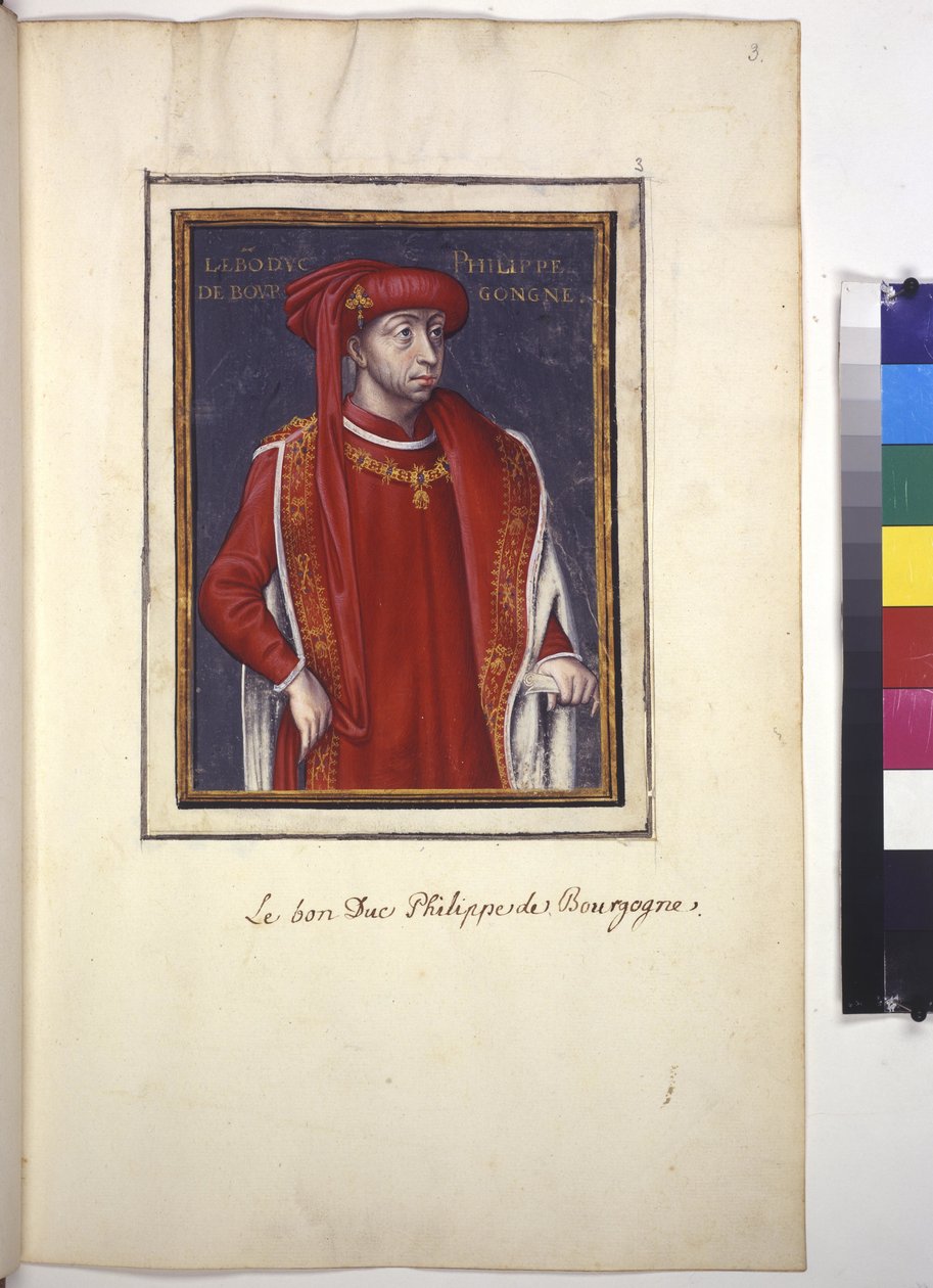 Miniatura, :, Filip III . dobry autorstwa Artist Unknown
