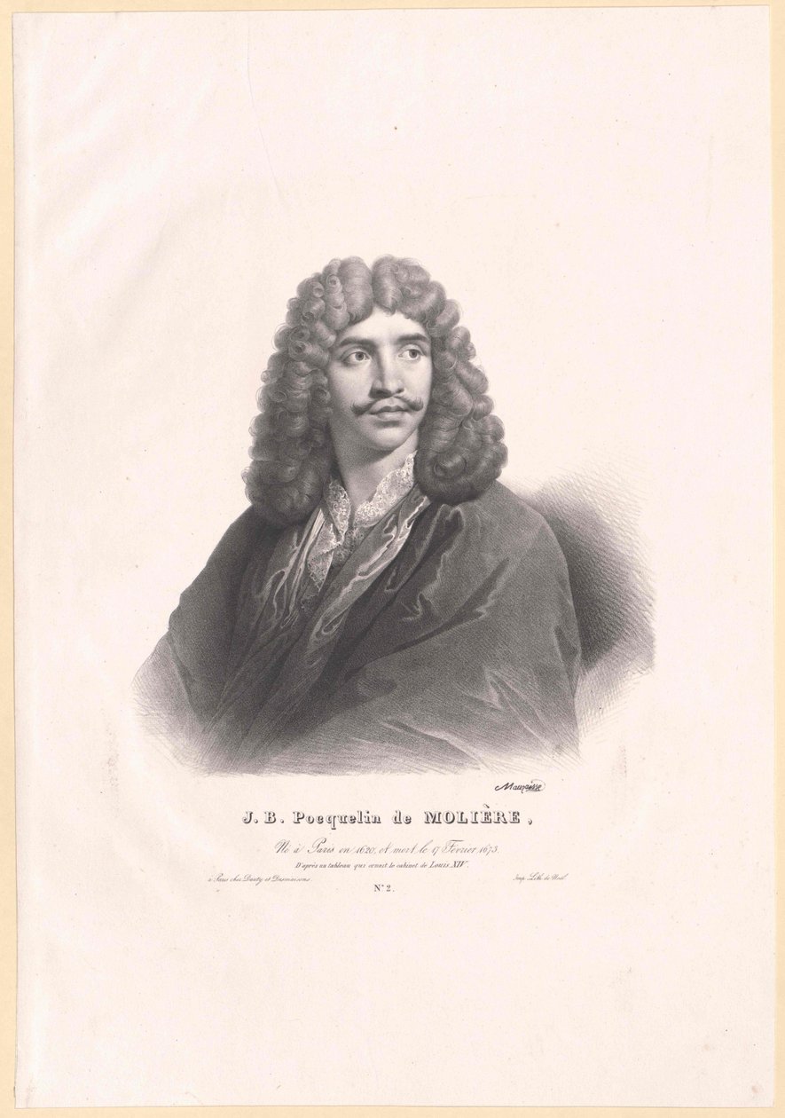 Moliere (druk) autorstwa Artist Unknown