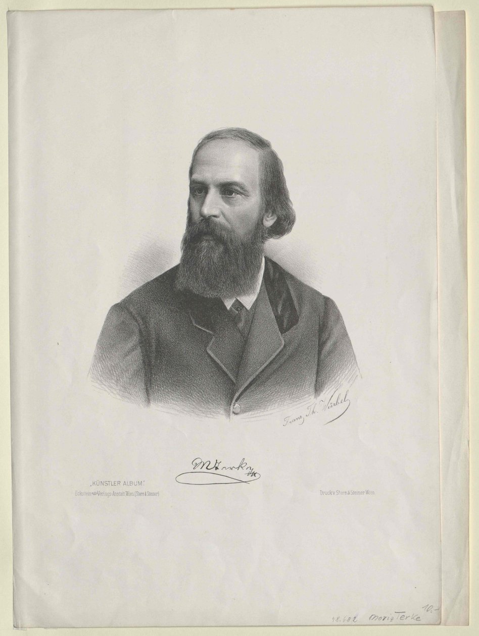 Moritz Terke (druk) autorstwa Artist Unknown