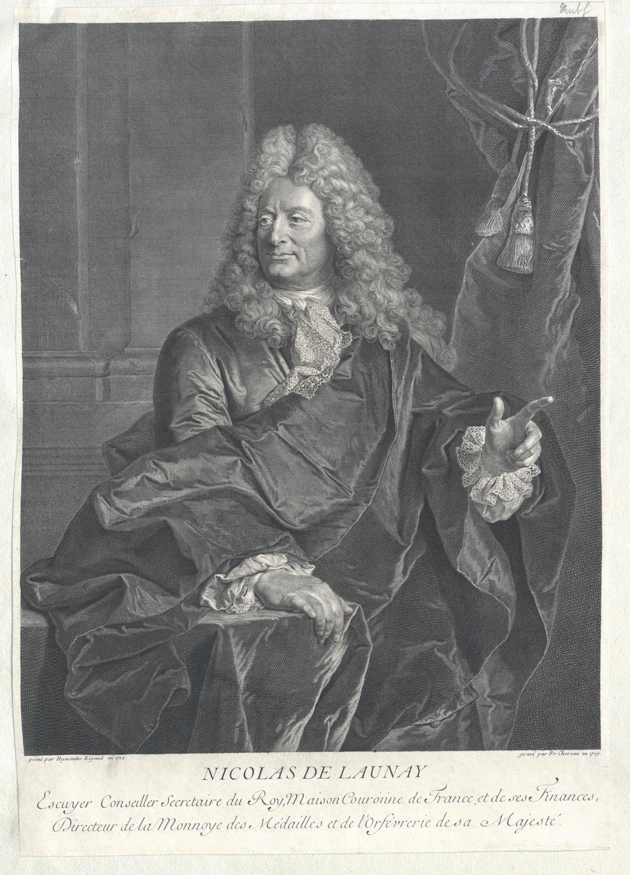 Nicolas de Launay autorstwa Artist Unknown