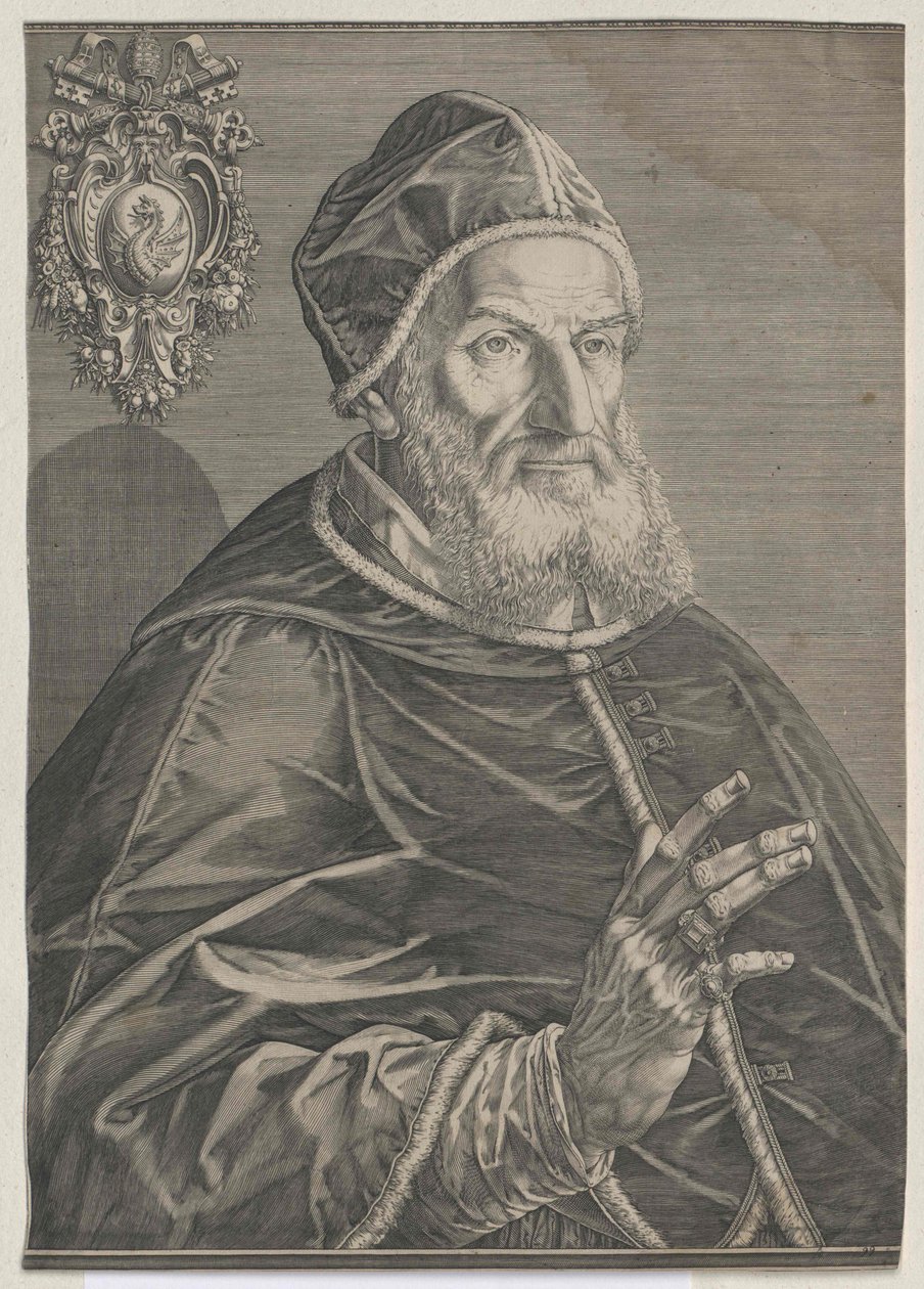 Papież Grzegorz XIII autorstwa Artist Unknown