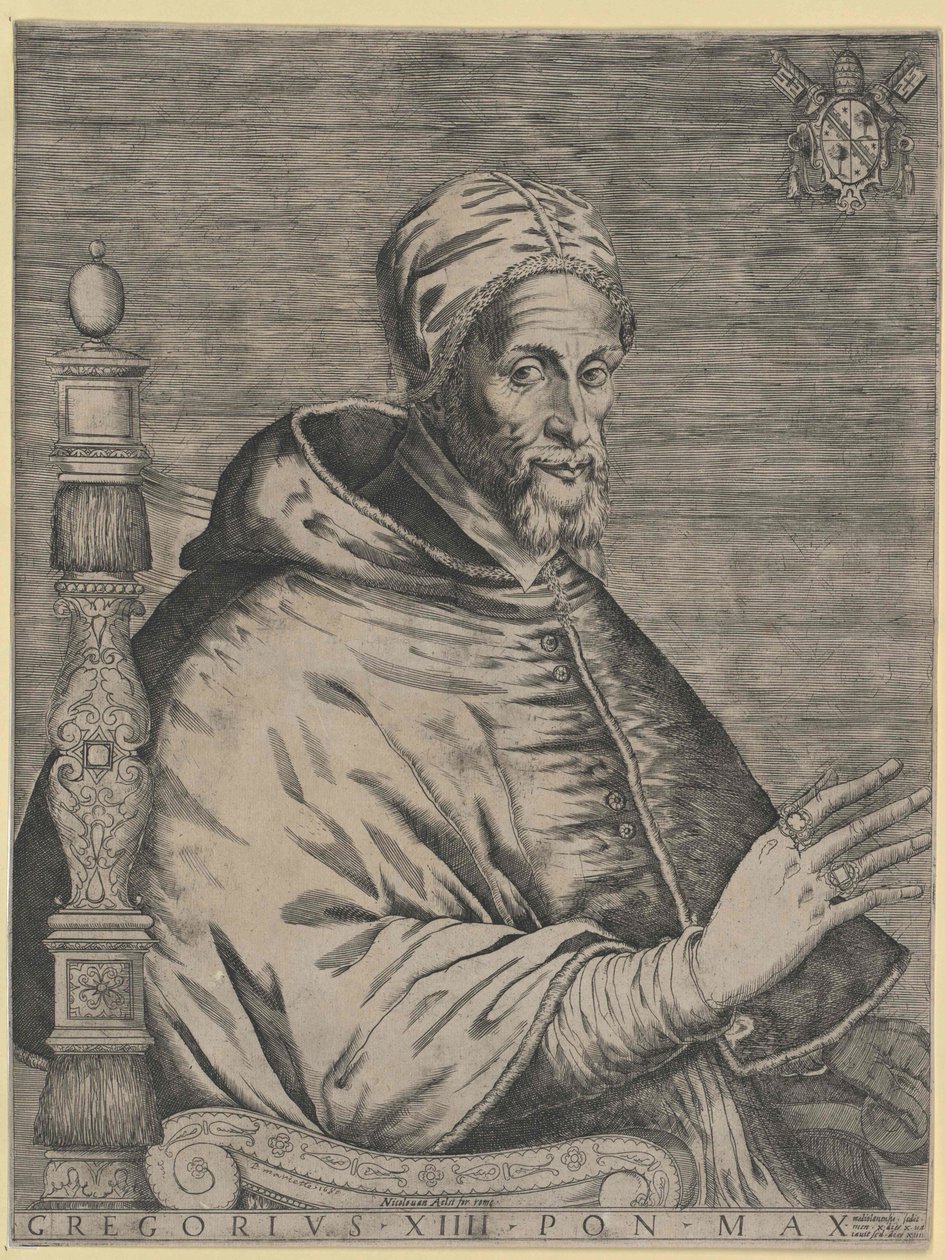Papież Grzegorz XIV autorstwa Artist Unknown