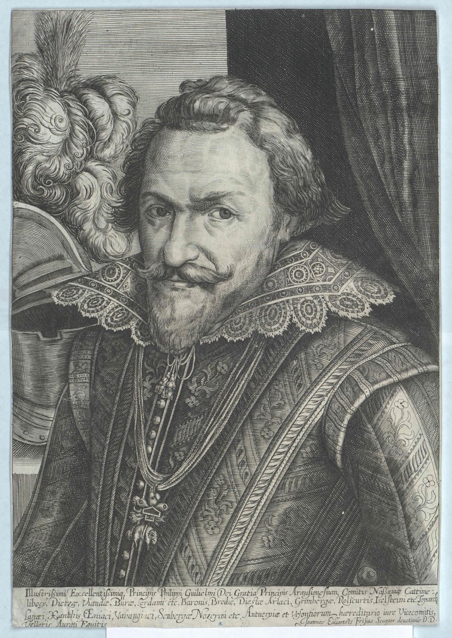 Książę Oranii Philipp Wilhelm (druk) autorstwa Artist Unknown