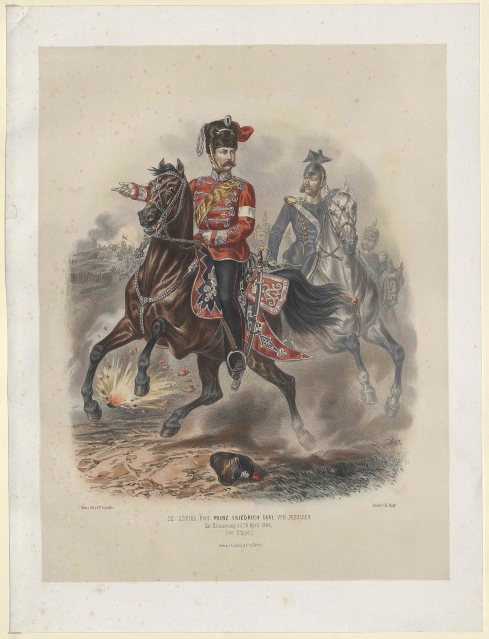 Książę Prus Friedrich Carl autorstwa Artist Unknown