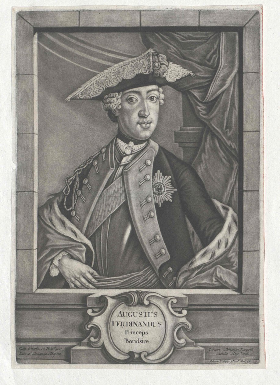 Książę pruski Ferdynand autorstwa Artist Unknown