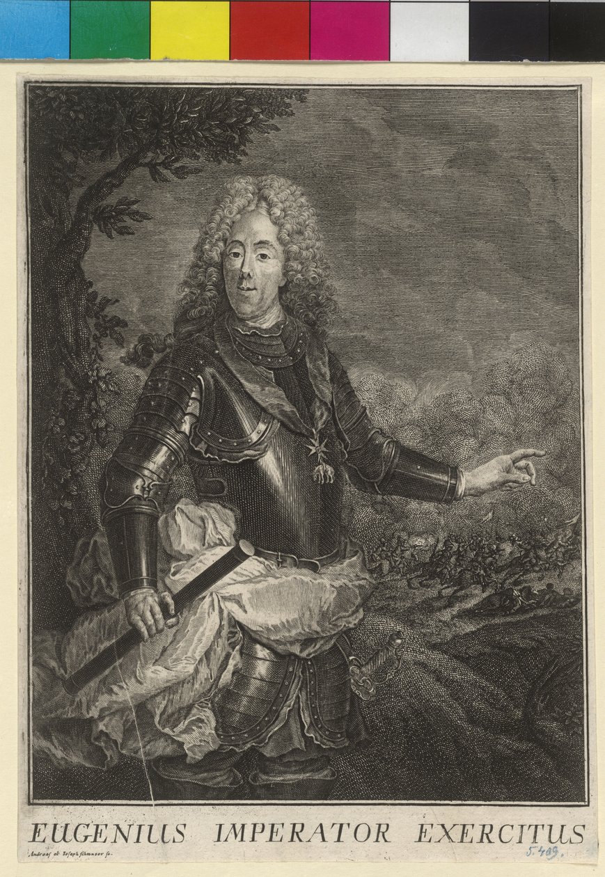 Prince of Savoy Carignan Eugene autorstwa Artist Unknown
