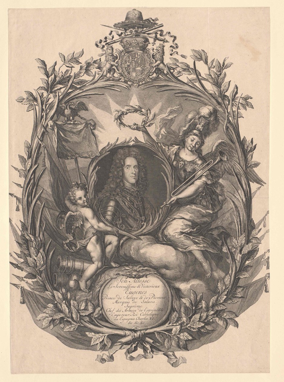 Prince of Savoy Carignan Eugene autorstwa Artist Unknown