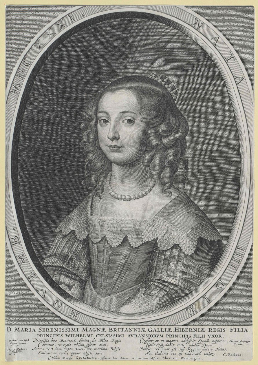 Księżniczka Anglii Maria (druk) autorstwa Artist Unknown