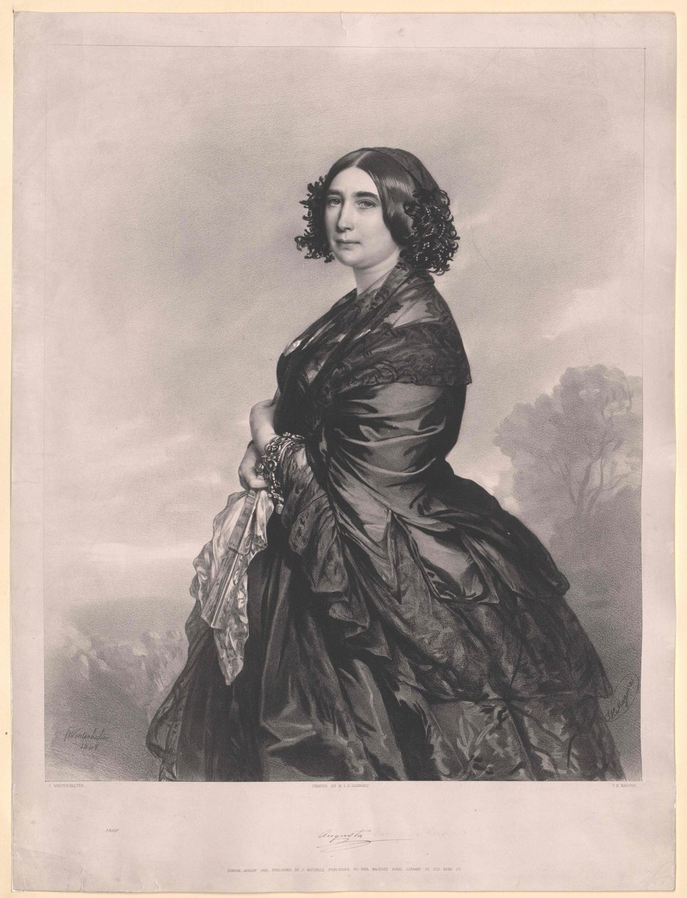 Księżniczka Saksonii-Weimar Eisenach Augusta autorstwa Artist Unknown