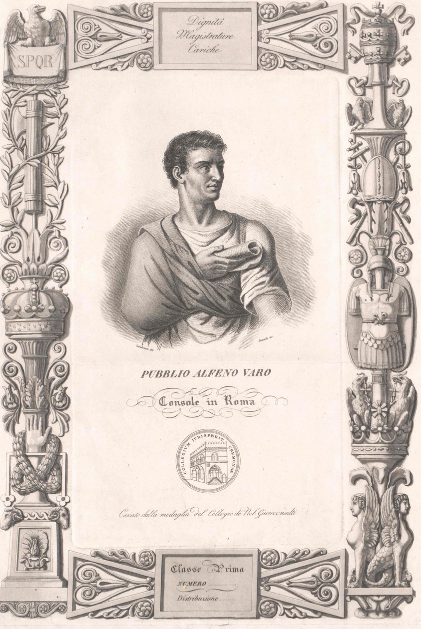 Publius Alphenus Varus autorstwa Artist Unknown
