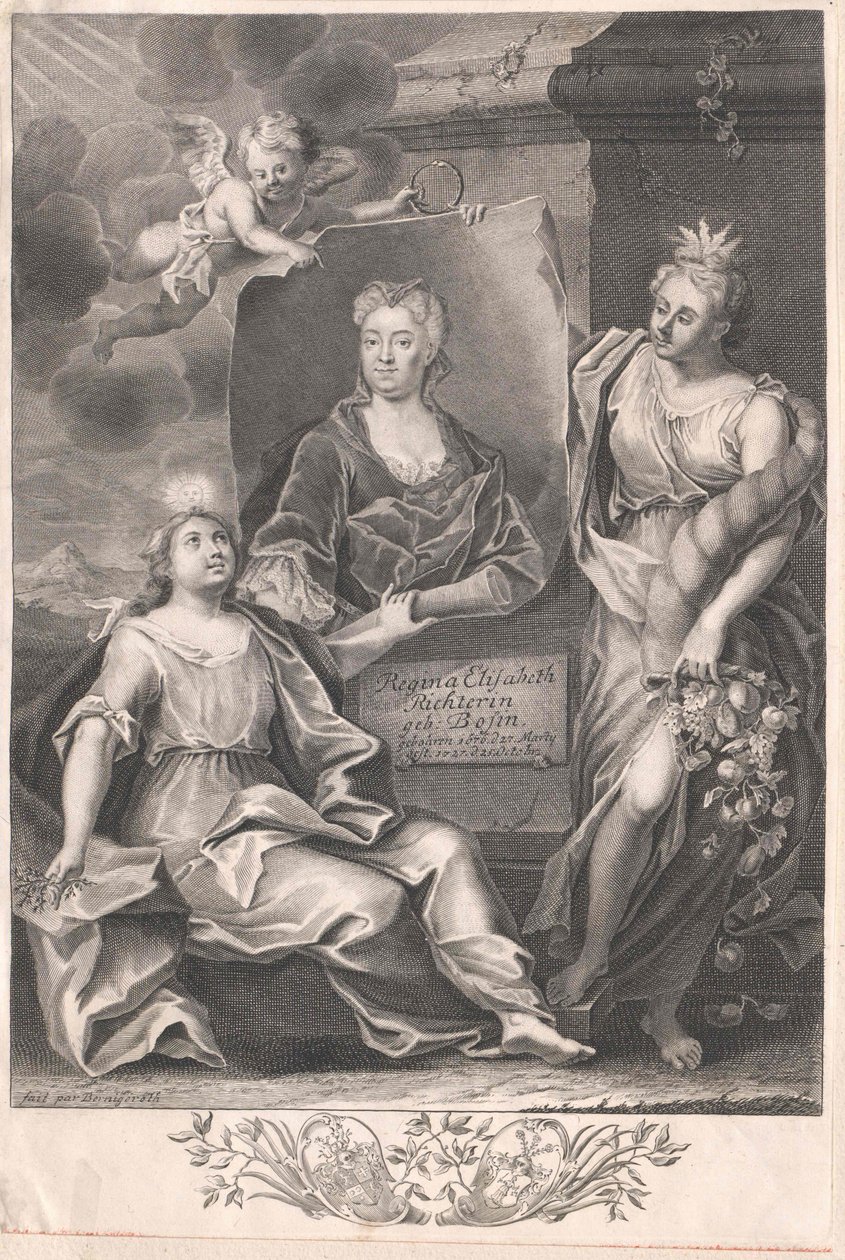 Pani Regina Elisabeth Bose autorstwa Artist Unknown