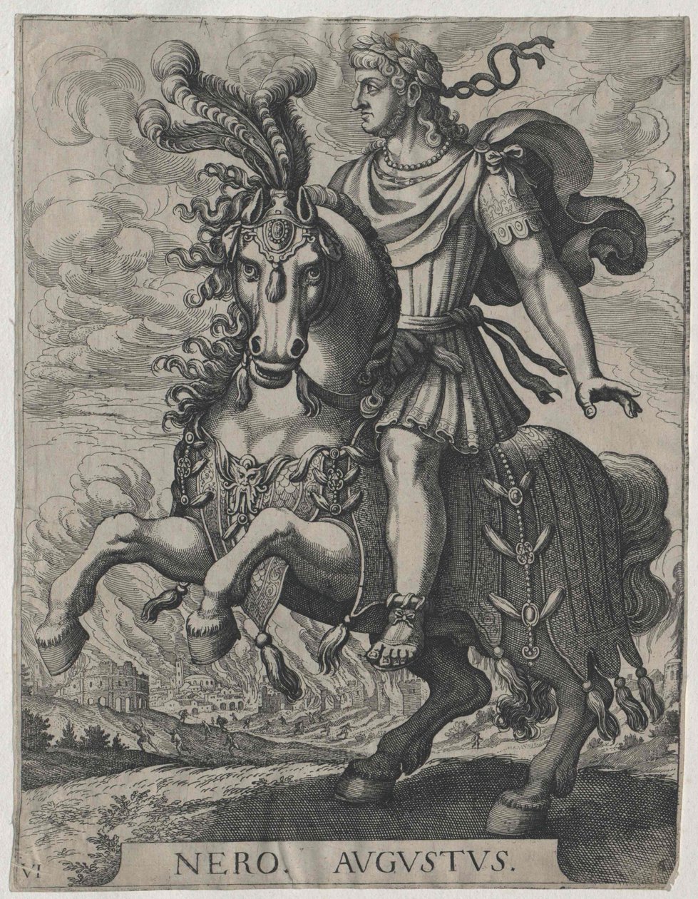 Cesarz rzymski Neron autorstwa Artist Unknown