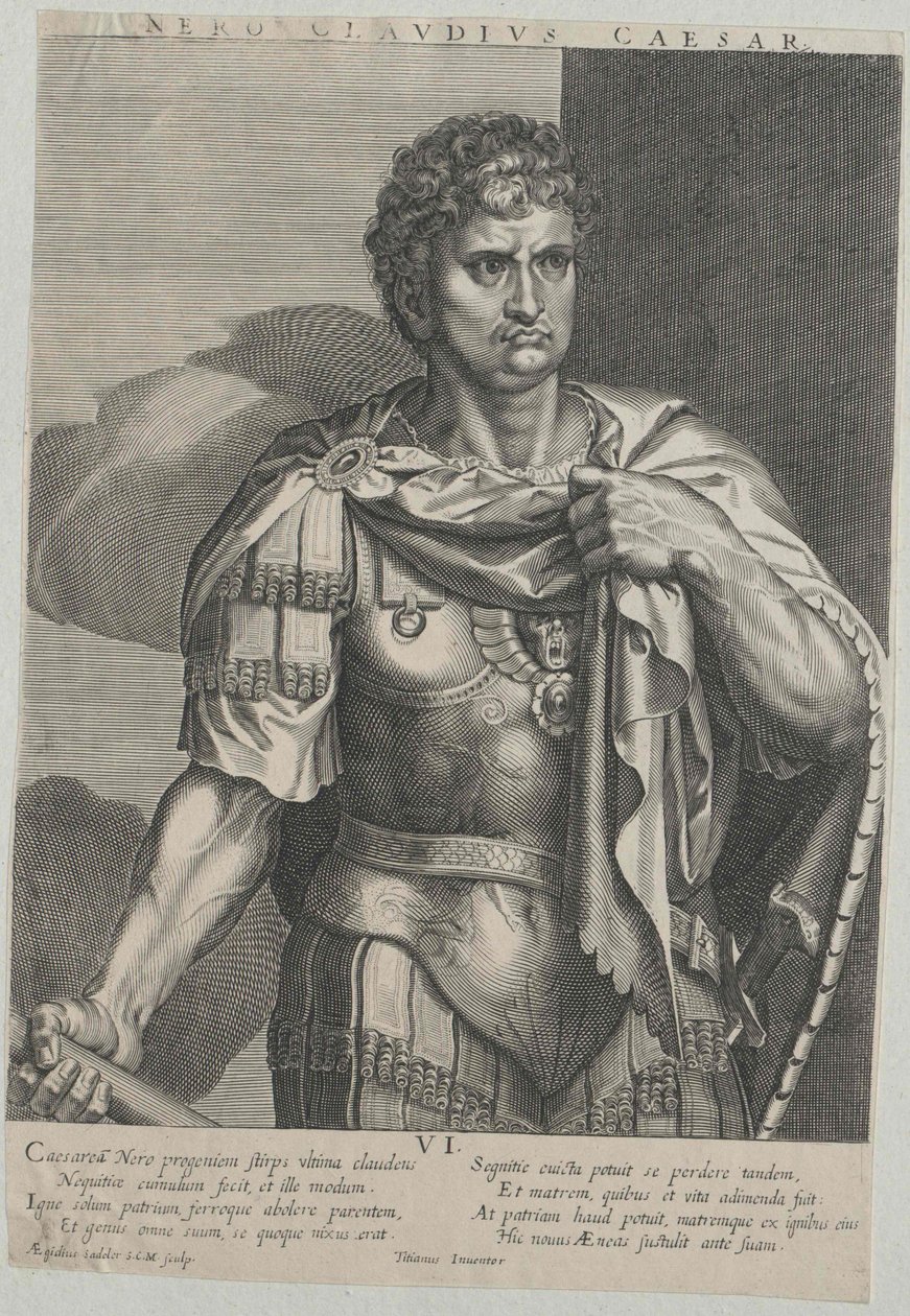 Cesarz rzymski Neron autorstwa Artist Unknown