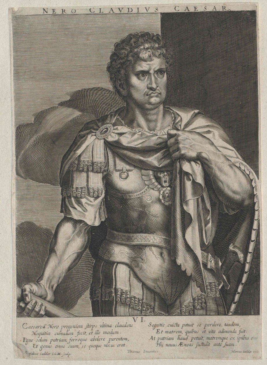 Cesarz rzymski Neron autorstwa Artist Unknown
