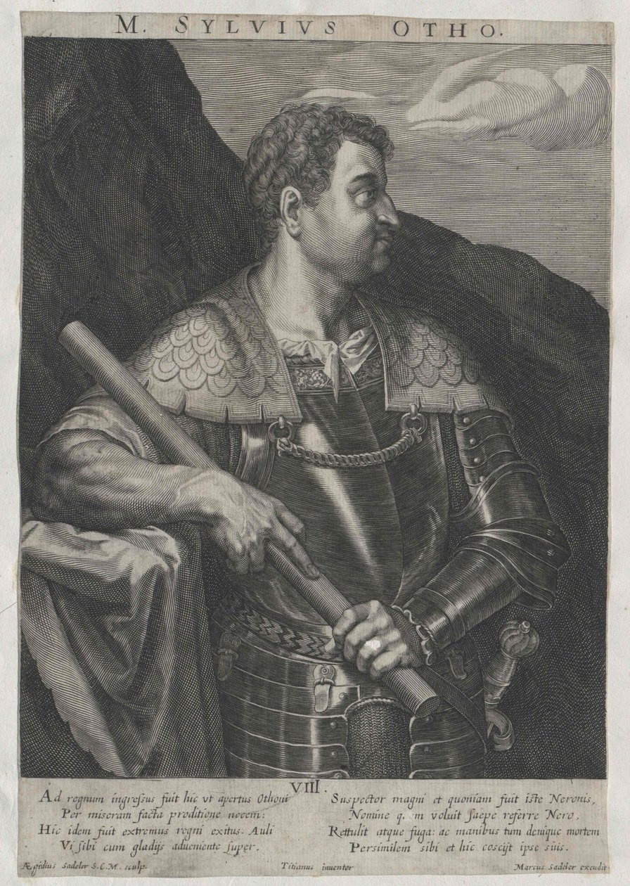 Rzymski cesarz Otho autorstwa Artist Unknown
