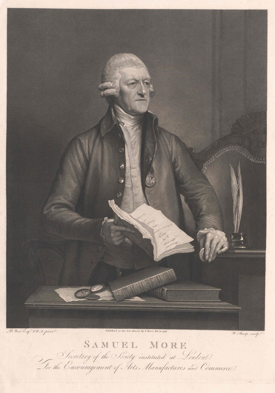 Samuel More autorstwa Artist Unknown
