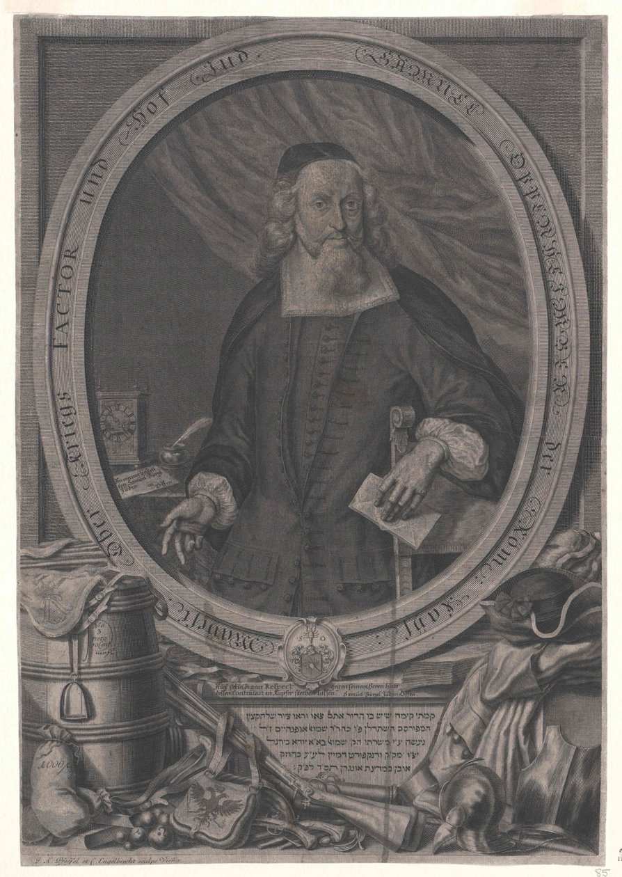 Samuel Oppenheim autorstwa Artist Unknown