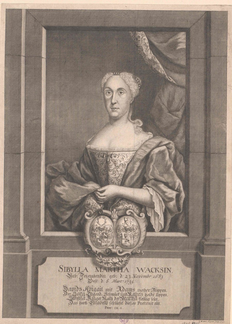 Sibylla Marta koniec pracy autorstwa Artist Unknown