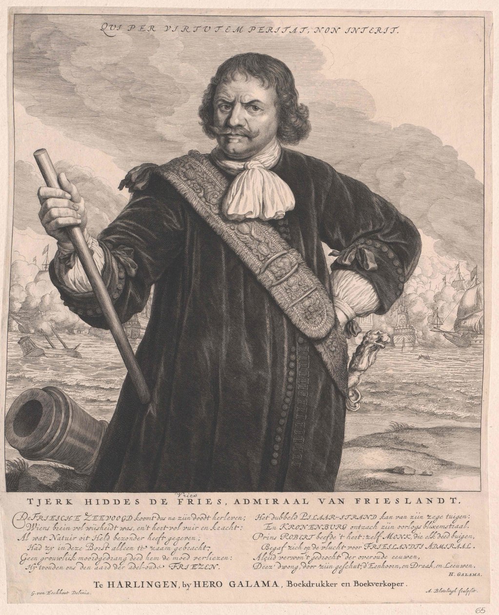 Tjerck Hiddes de Vries autorstwa Artist Unknown