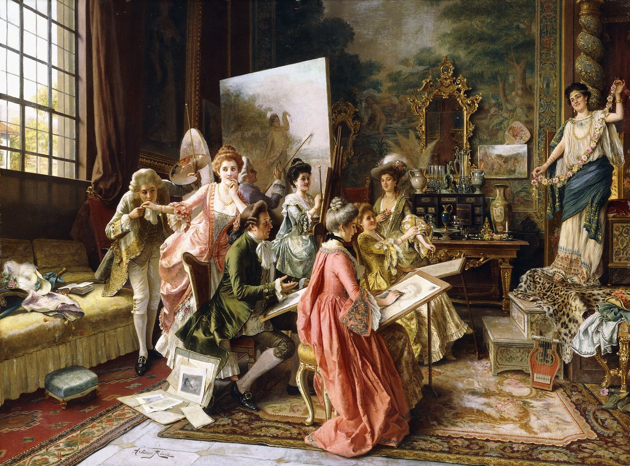Zajęcia artystyczne, autorstwa Arturo Ricci