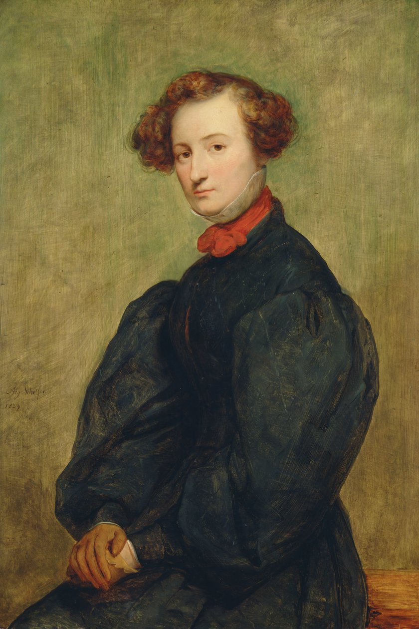 Felicie de Fauveau, 1829. autorstwa Ary Scheffer