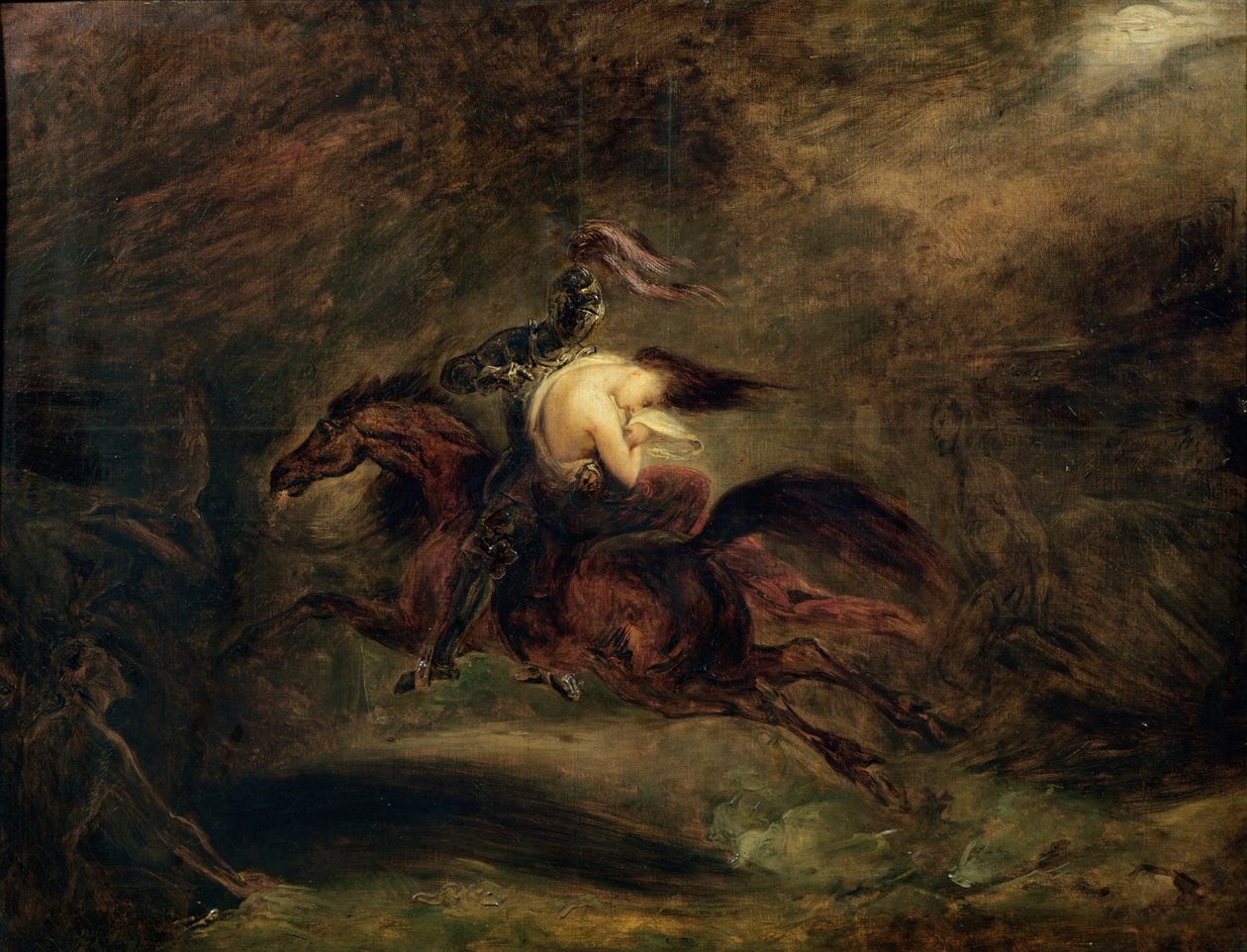مړی په چټکۍ سره ځي، 1830 پولی autorstwa Ary Scheffer