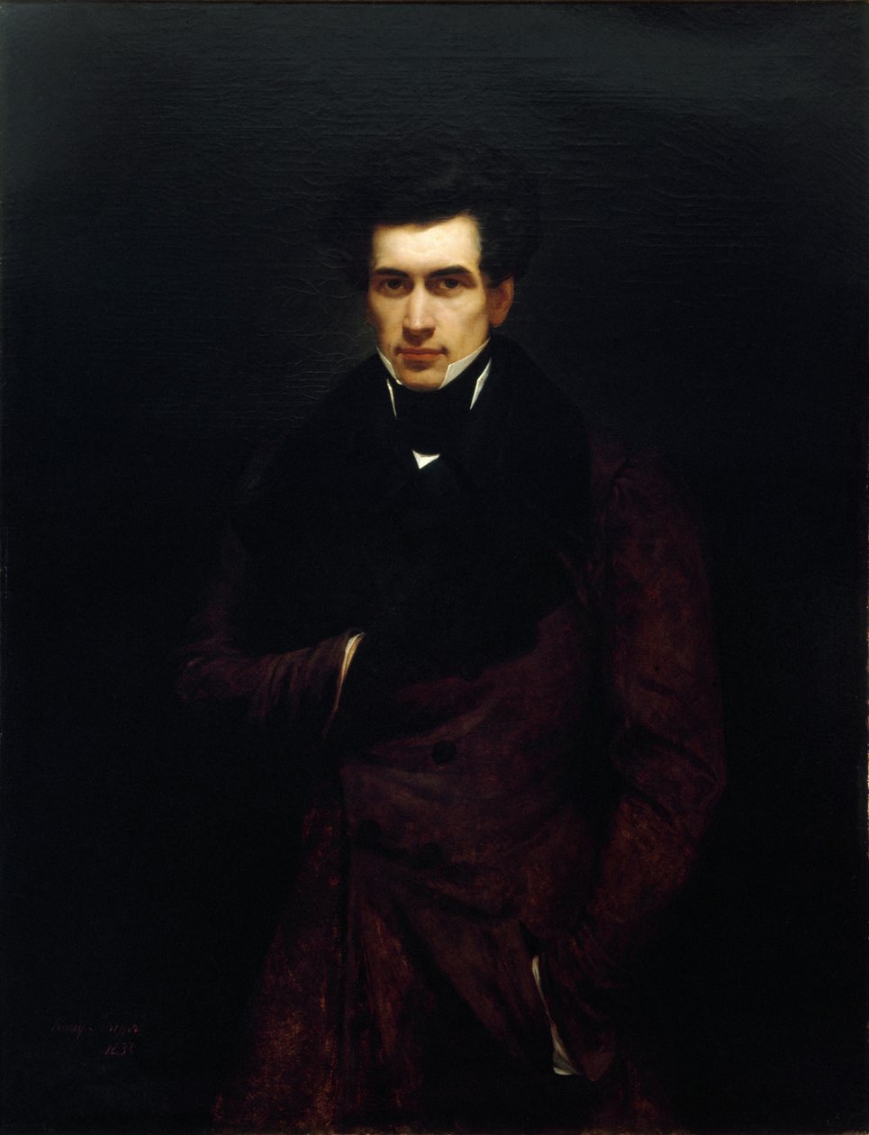 Portret Armanda Carrela 1800-1836, 1833. autorstwa Ary Scheffer