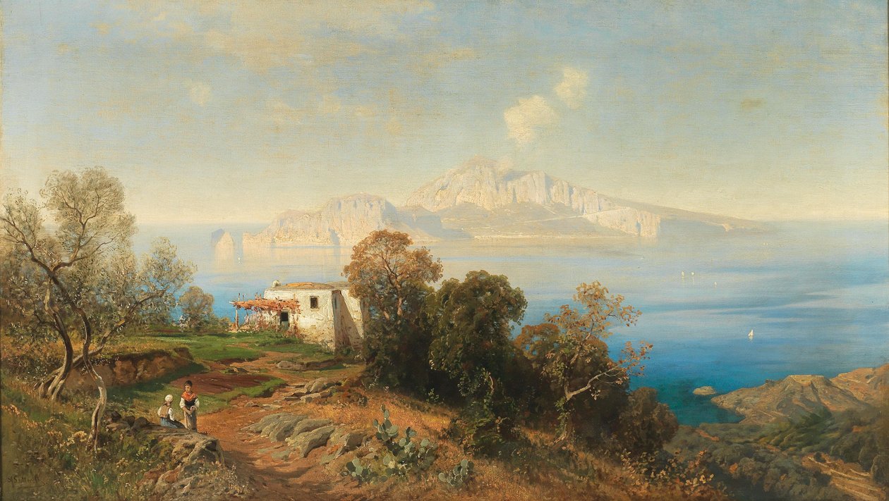 Widok na Capri autorstwa Ascan Lutteroth