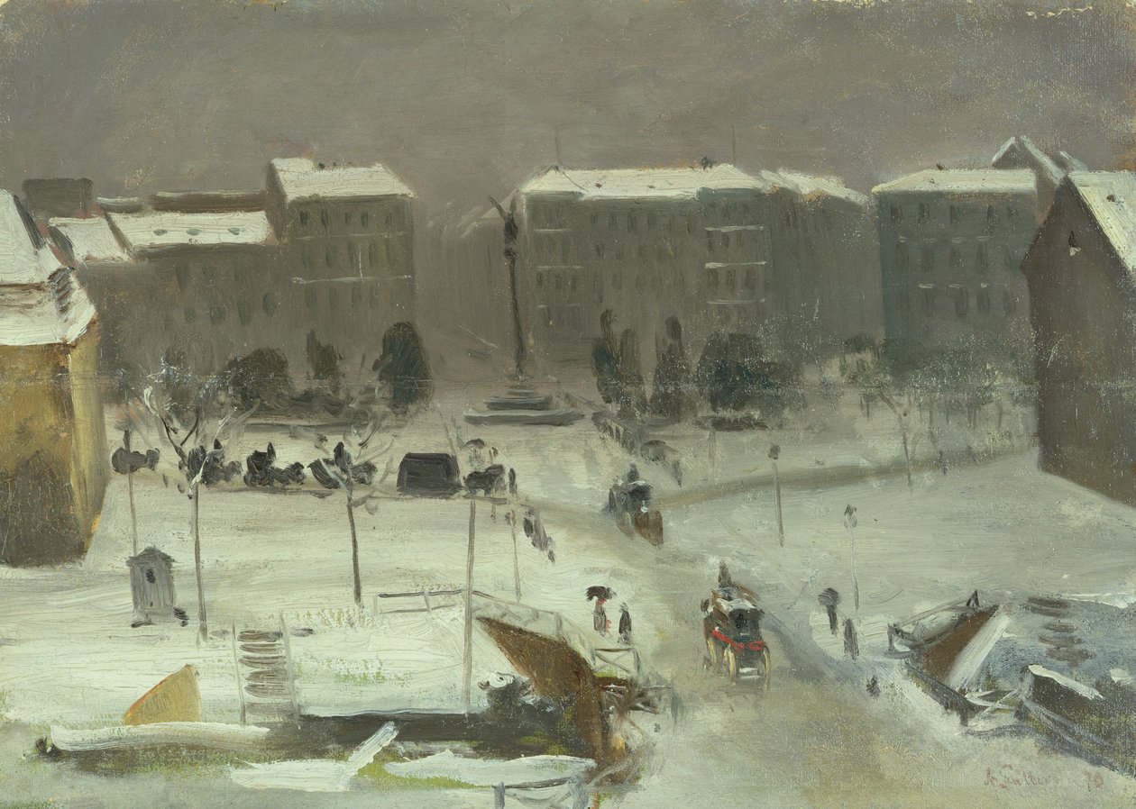 Plac Belle-Alliance w Berlinie, 1870 autorstwa Ascan Lutteroth