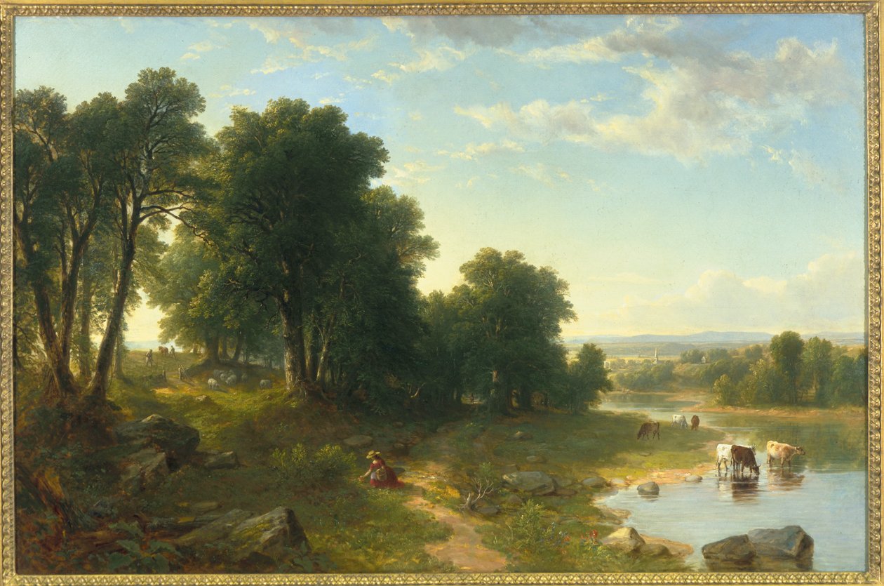 Truskawkarstwo, 1854 autorstwa Asher Brown Durand
