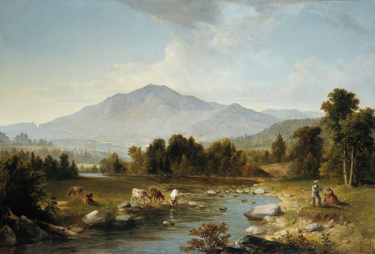 Punkt kulminacyjny: Góry Shandken, 1853. autorstwa Asher Brown Durand