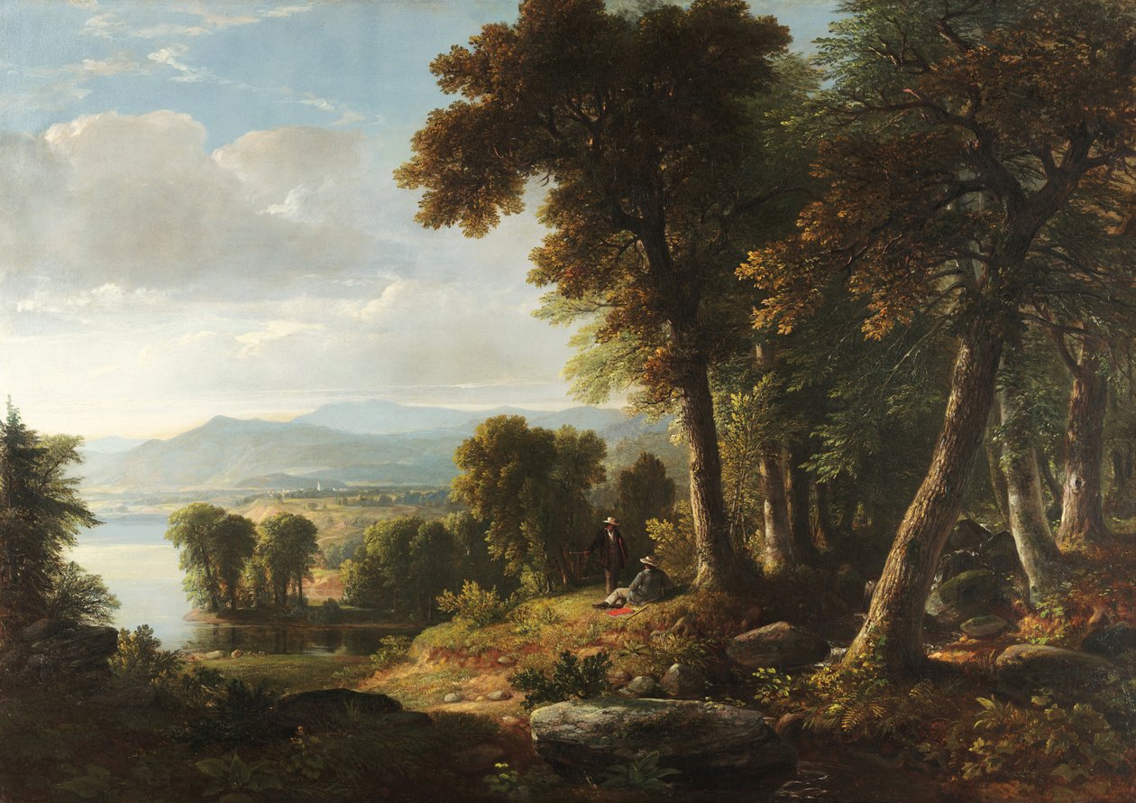 Krajobraz, 1850 autorstwa Asher Brown Durand
