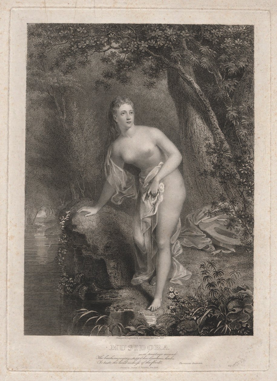 Musidora autorstwa Asher Brown Durand