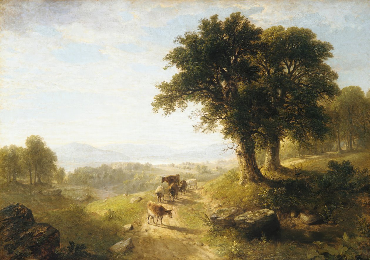 Scena rzeczna, 1854. autorstwa Asher Brown Durand