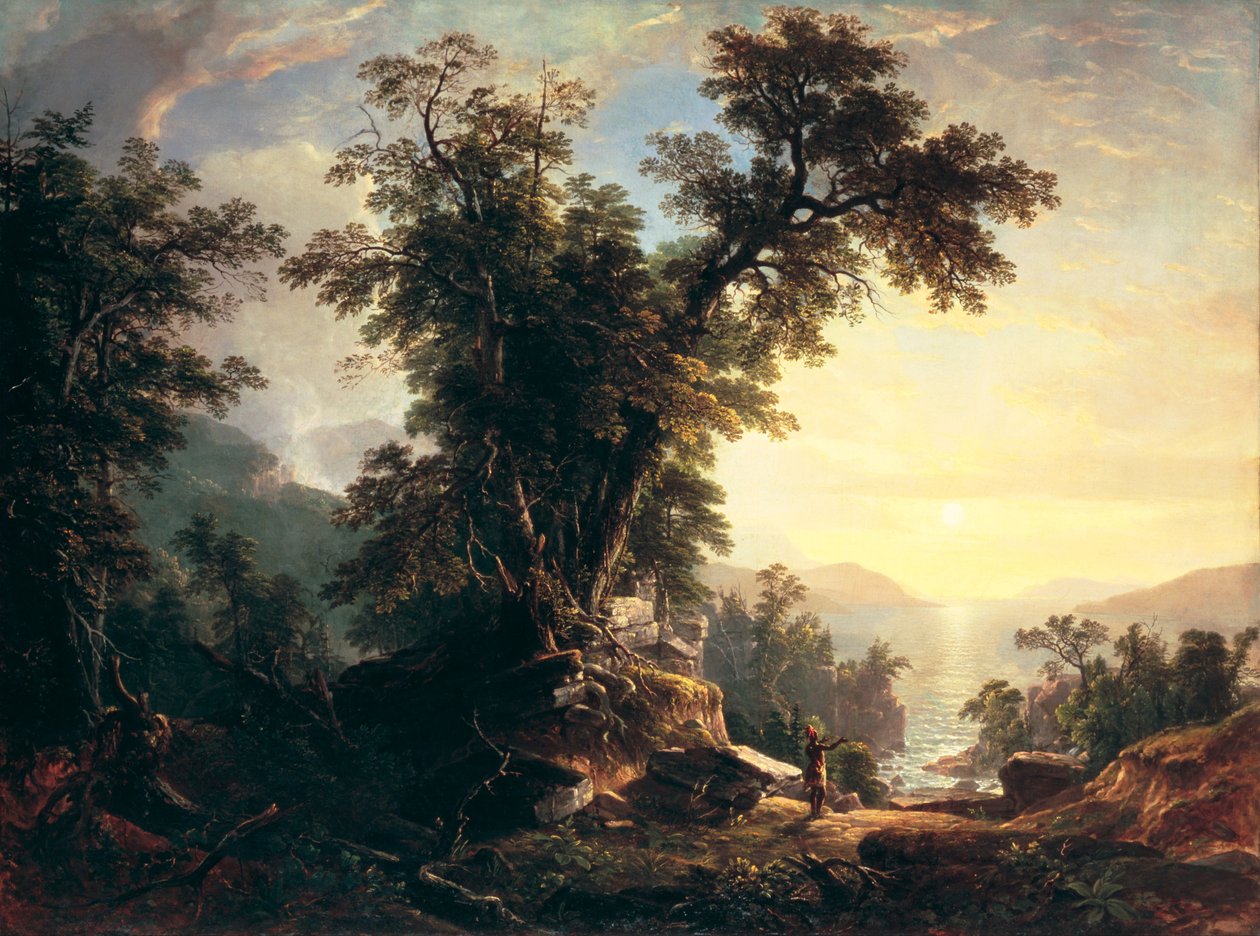 Nieszpory Indian, 1847 autorstwa Asher Brown Durand