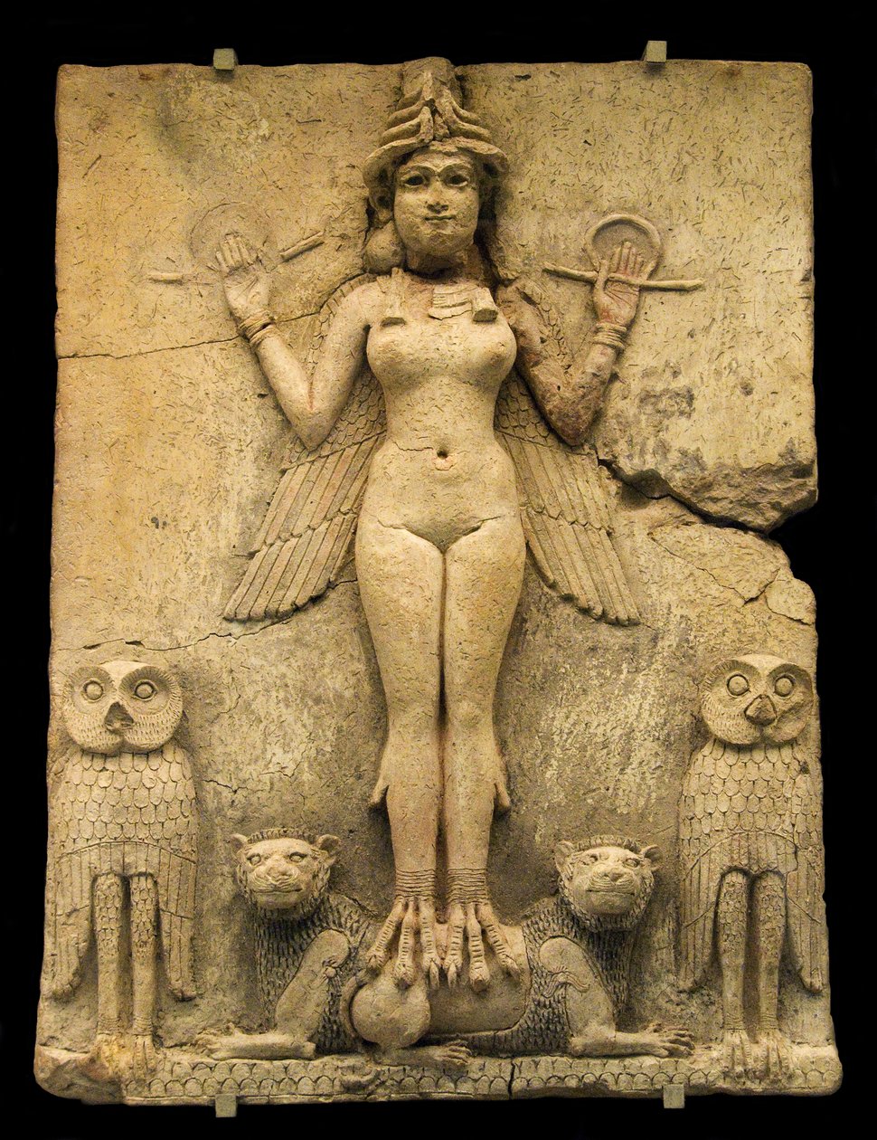 Isztar, Królowa Nocy, XIX w. p.n.e. autorstwa Assyrian