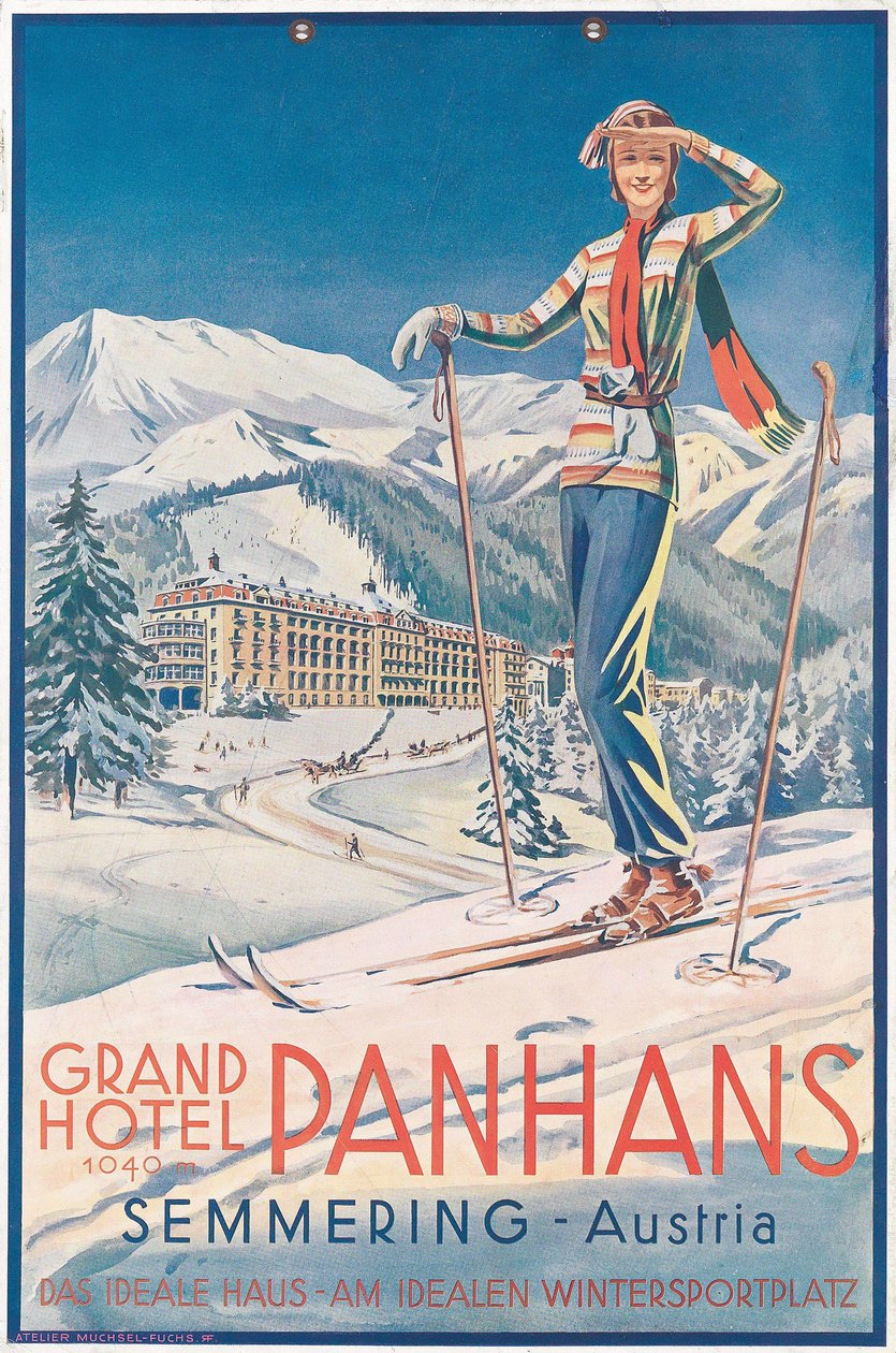 Grand Hotel Panhans Semmering, lata 30. XX wieku. autorstwa Atelier Muchsel Fuchs