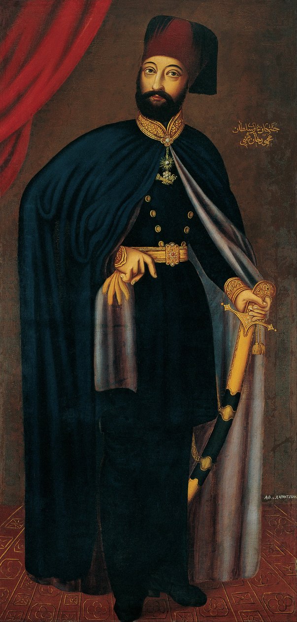 Sułtan Mahmud E autorstwa Athanasios Karantzlas