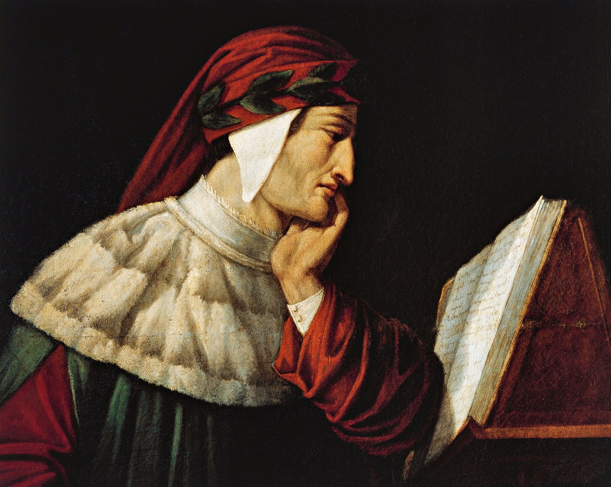 Portret Dantego Alighieri (Florencja autorstwa Attilio Roncaldier