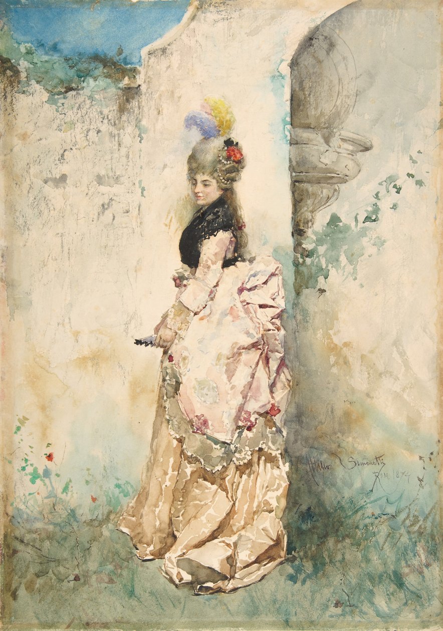 Spotkanie, ok. godz. 1863-1925. autorstwa Attilio Simonetti