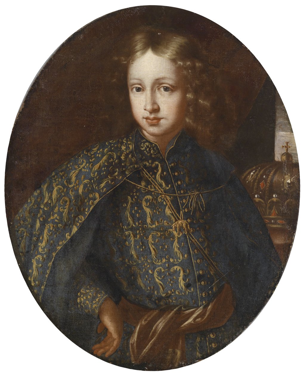 Portret przyszłego cesarza Józefa I (1678-1711) jako króla Węgier autorstwa Benjamin von Block