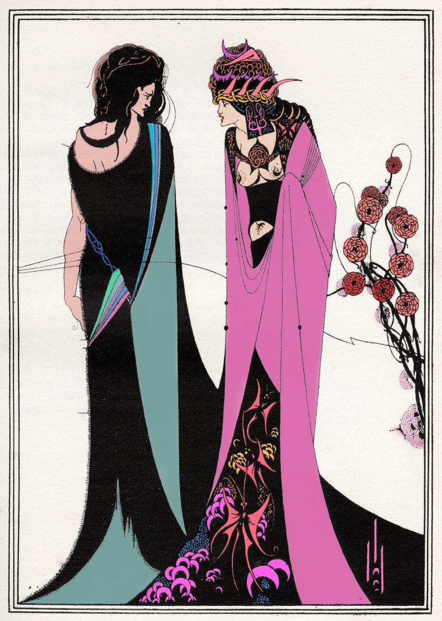 John i Salome autorstwa Aubrey Beardsley