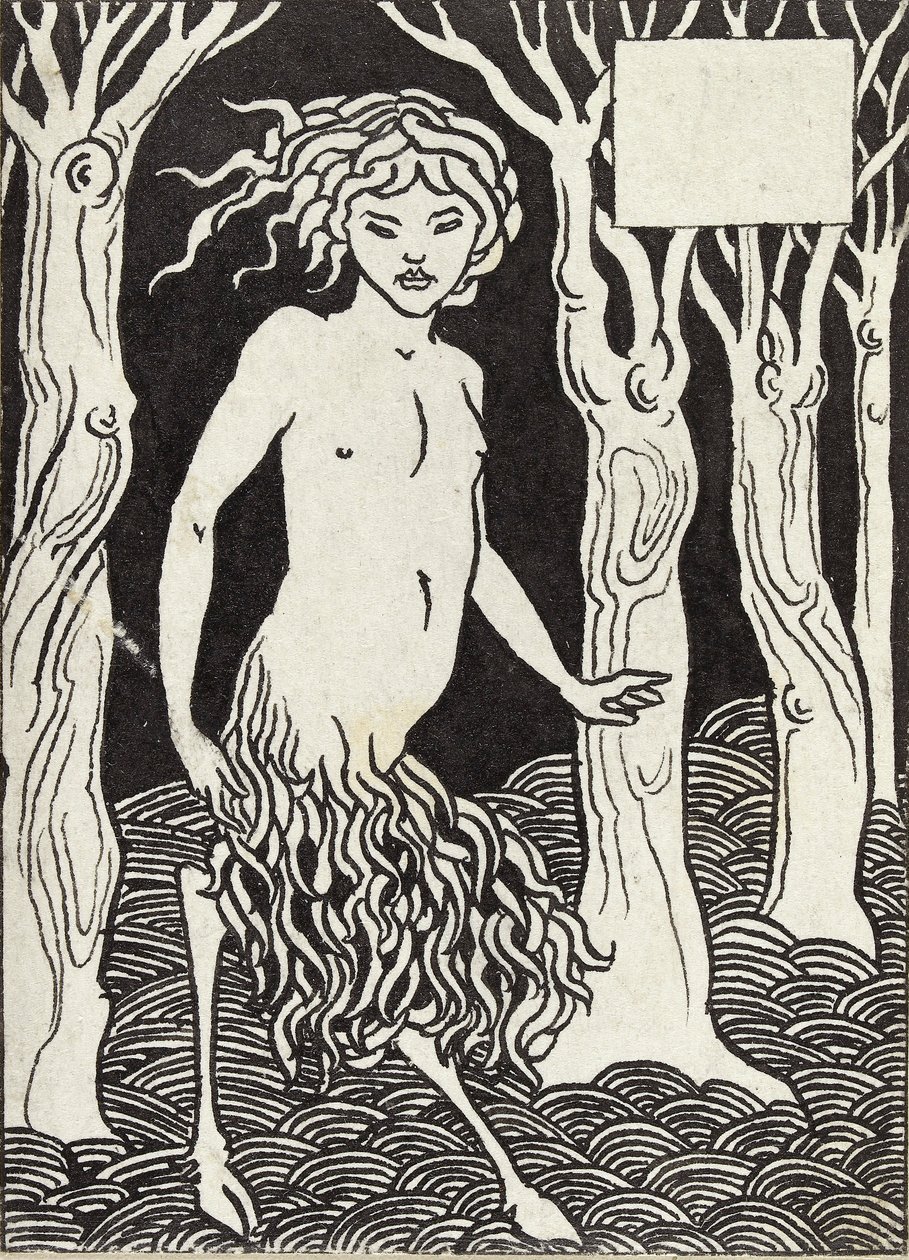 Faun, lata 80. XIX wieku autorstwa Aubrey Beardsley