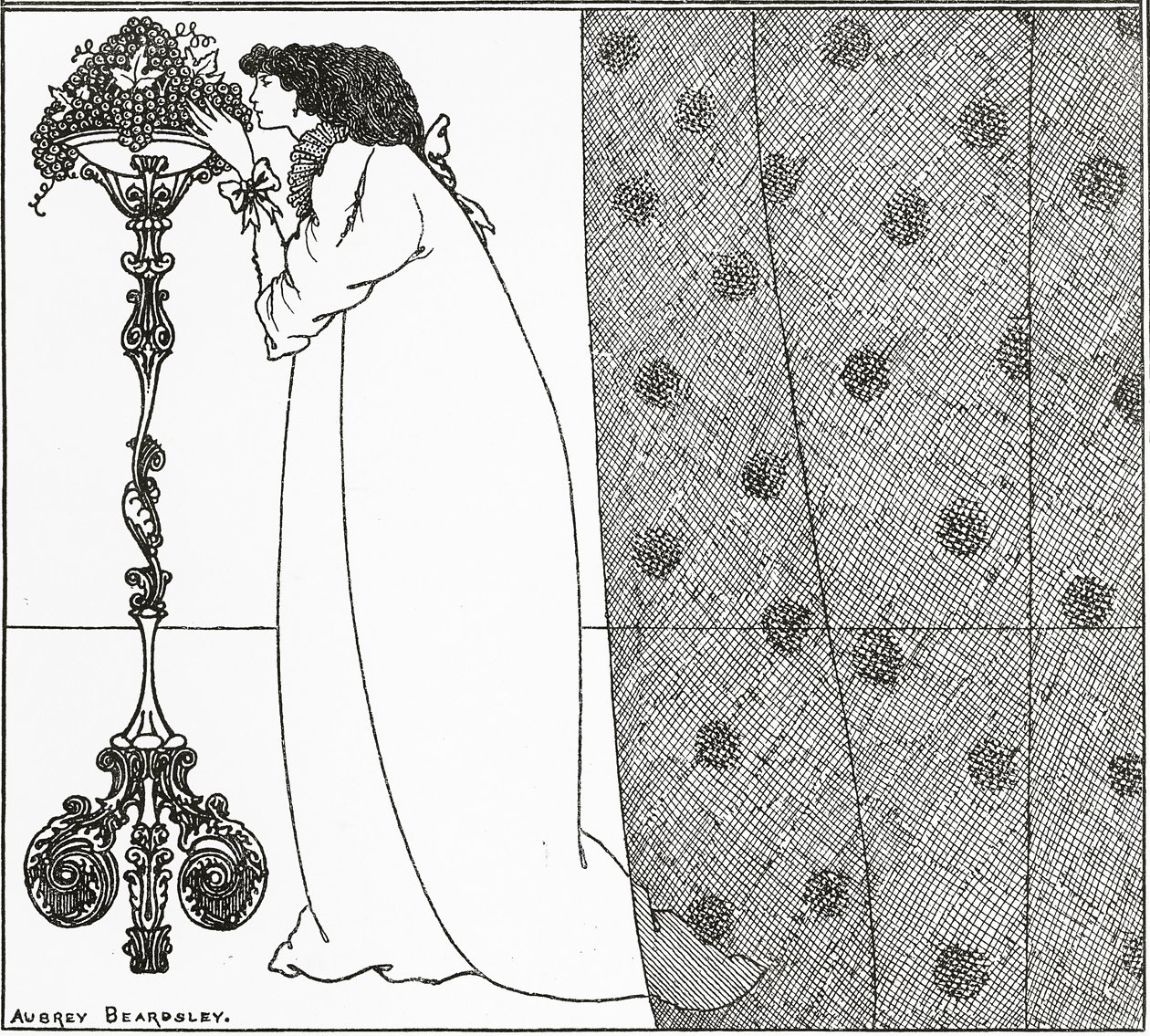Projekt okładki do „Savoy”, 1896 autorstwa Aubrey Beardsley