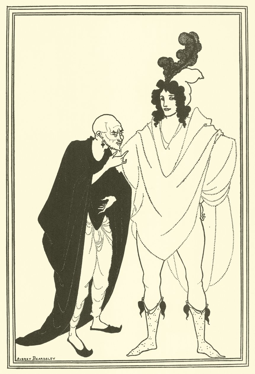 Badanie Herolda autorstwa Aubrey Beardsley