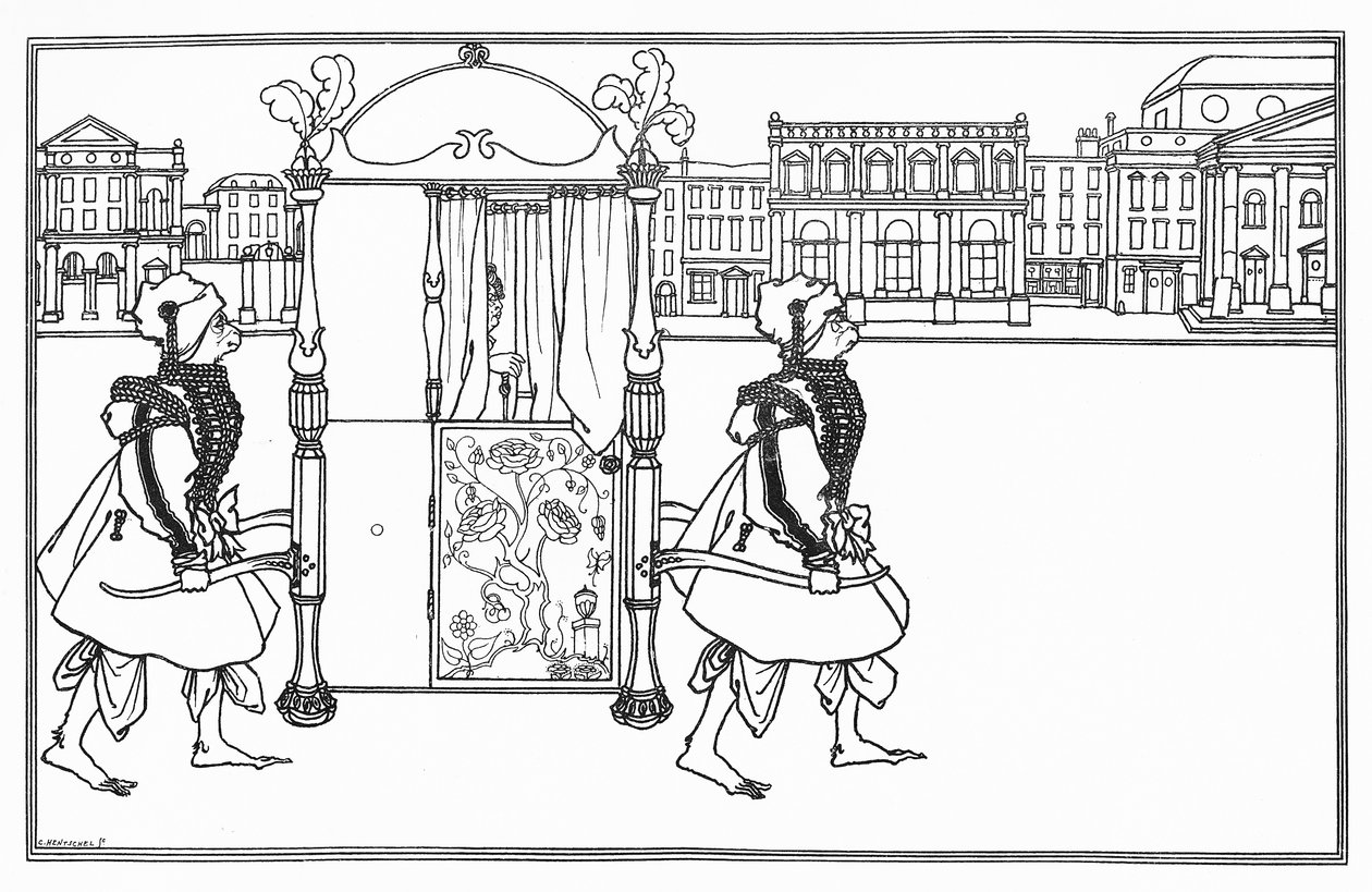 Ilustracja do „Żółtej księgi” autorstwa Aubrey Beardsley