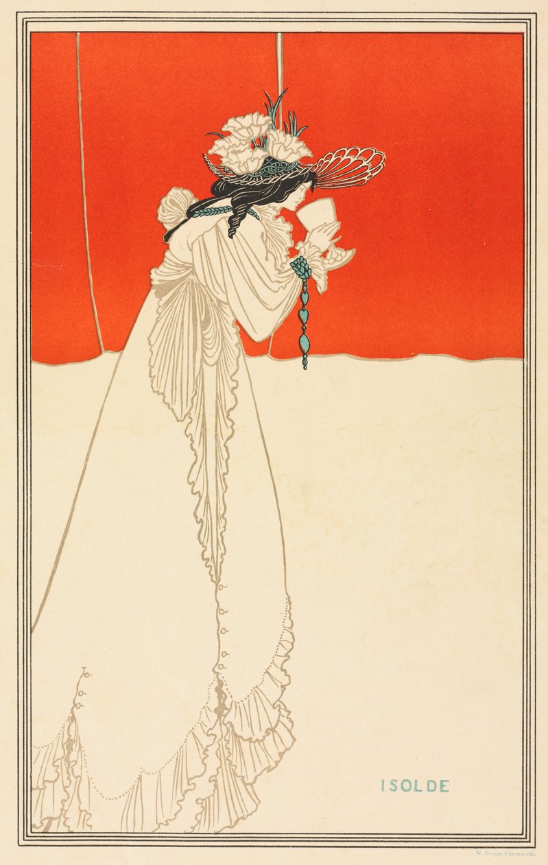 Izolda autorstwa Aubrey Beardsley