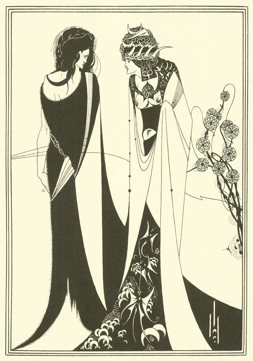 John i Salome autorstwa Aubrey Beardsley